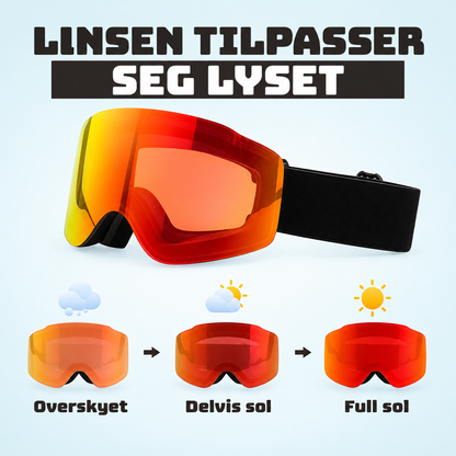 Linsen tilpasser seg lyset