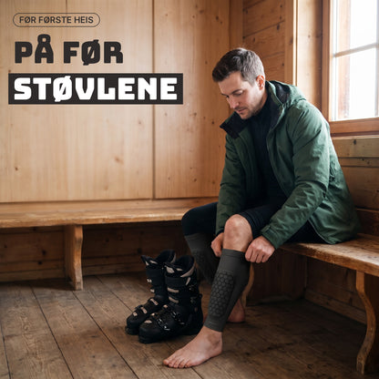 SkiGuard på før støvlene