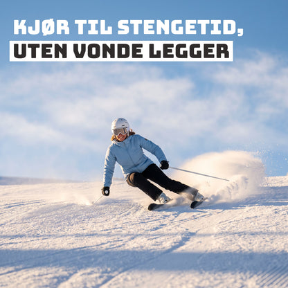 Kjør til stengetid uten vonde legger
